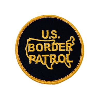 U.S. CBP Border Patrol Round Embroidered Patch