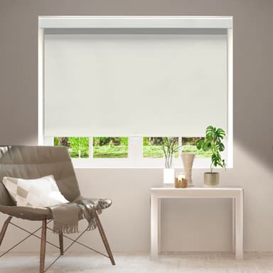 Cordless Blackout Roller Shades Thermal Insulated Window Blinds for Bedroom