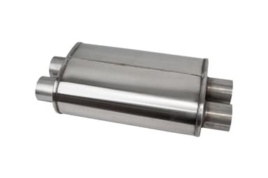 Pro Series Dual Path Inlet|Outlet (2.5") & (3.0") Mufflers with Integrated X-Pipe