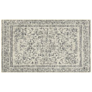 Faded Antique Medallion Area Rug