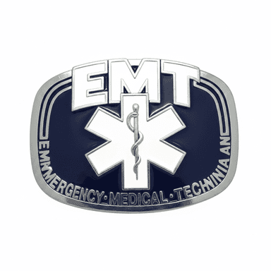 EMS Star of Life Belt Buckle for EMT & Paramedics