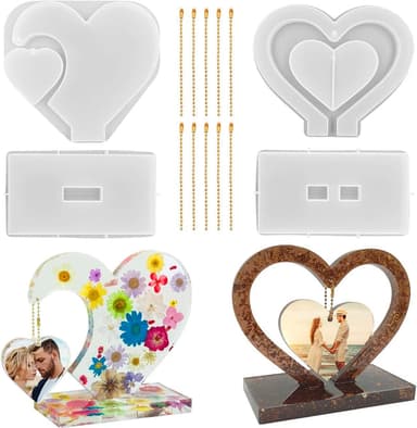 3D Photo Frame Resin Molds - set of 2