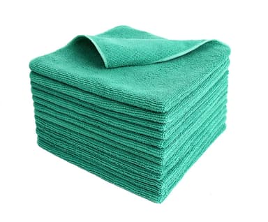 HULK - Window Cleaning Towels - 10 Pack Green Microfibers