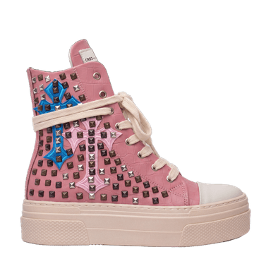 CALIPSO COCO - Pink Cross Studs