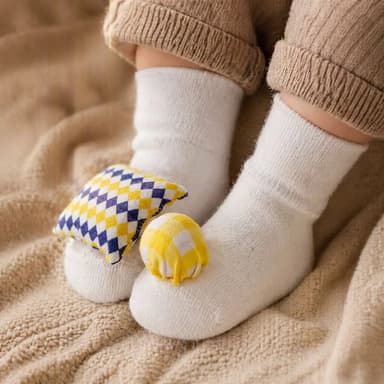 Cuddobaby Montessori Baby Sensory Socks 2 Pack