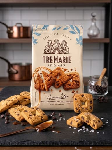 Tre Marie Cookies W/Caramel & Chocolate chips