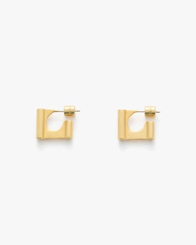 Deco Mini Hoop Earrings