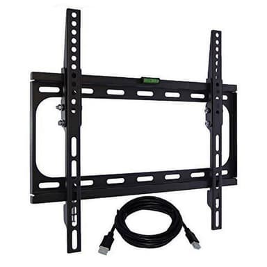 Koramzi Tilt TV Wall Mount Bracket for 26-55" TV with 6 Ft. HDMI Cable