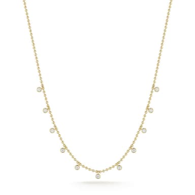 Lulu Jack Bead Chain Station Necklace