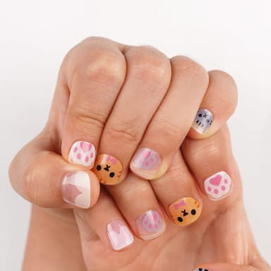 Cute Animal Friends Kids Nail Wraps | Paw Pals - 2783