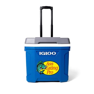 Ass Eating Pro Blue 30 qt Cooler