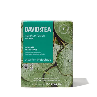 Organic Cold 911 Tea Pack of 12 Sachets