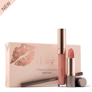 3 Piece Lip Wardrobe| Warm Nude