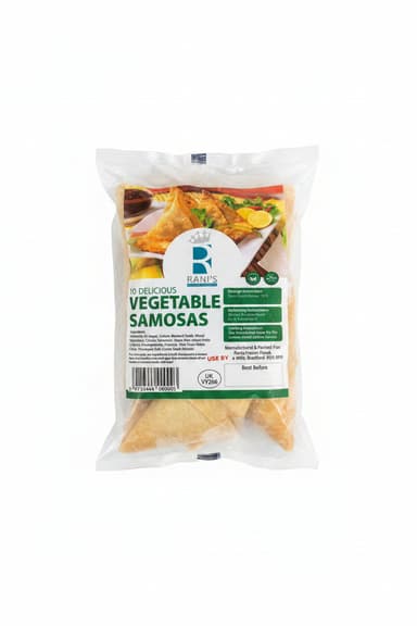 Rani's 10 Vegetable Samosas