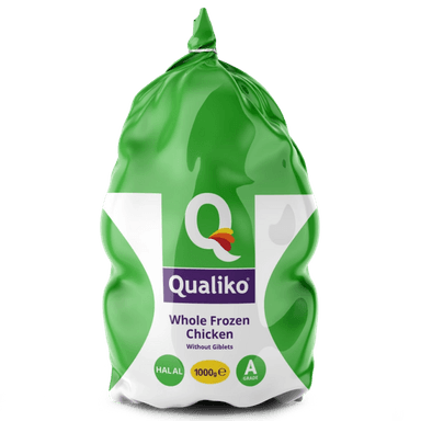 Qualiko Halal Whole Chicken (Frozen) 1kg