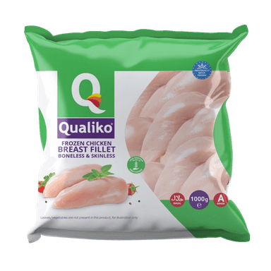 Qualiko Halal Chicken Breast Fillet (Frozen) 1kg