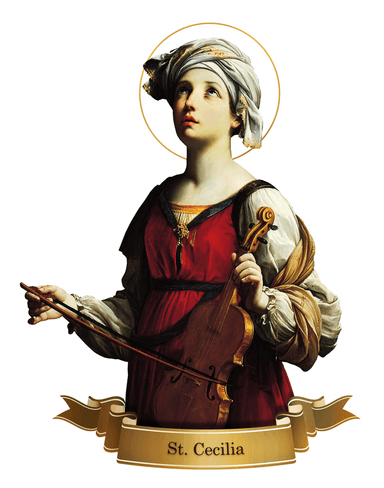 St. Cecilia-Auto decal