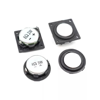 28mm Full-Range Mini Speaker 4Ω 3W / 8Ω 2W High Fidelity Audio Driver Unit – Round/Flat Type