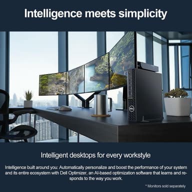 Dell OptiPlex 3000 Micro Core i5-12500T Windows 11 Pro Tiny PC Computer