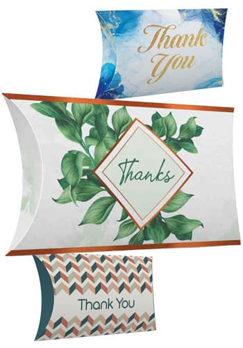 USA Made Jumbo Thanks Pillow Box
