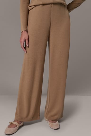 FOUR-WAY STRETCH WIDE-LEG PANT