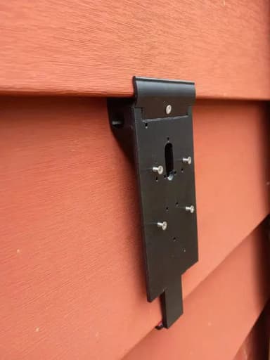 No-Drill Vinyl Siding Mount for Ring Wired Doorbell Plus (2nd Gen, 2025, Retinal 2K) | Snap-On Siding Mount