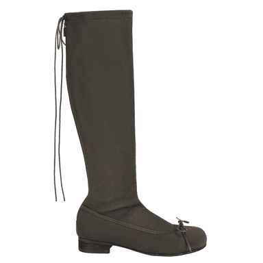 Nia Sheer Mesh Boots  |  Brown