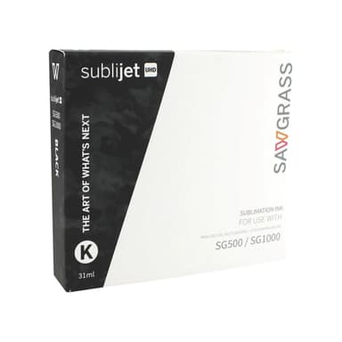Original Sawgrass SG500/SG100 Standard Yield Black Ink Cartridge, 609101