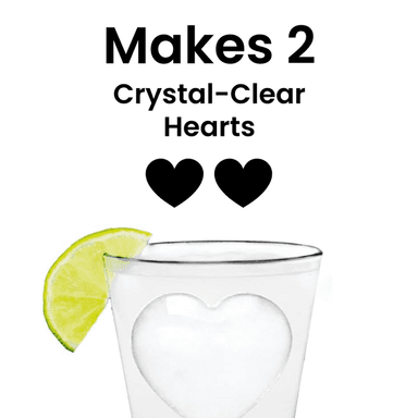 Crystal-Clear Heart Ice Maker (Double)