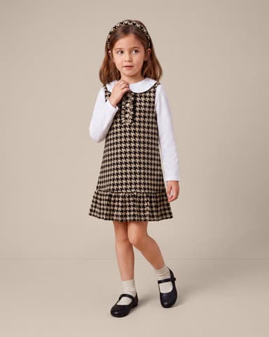 Girls Jumper Dress in Moonlight