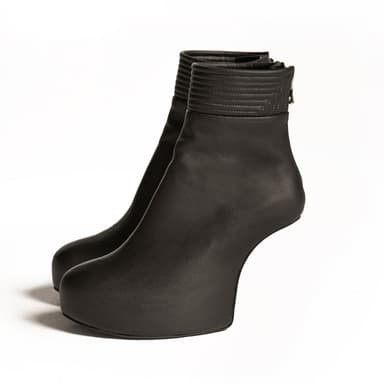 desserto cactus handmade back zip heeless heels
