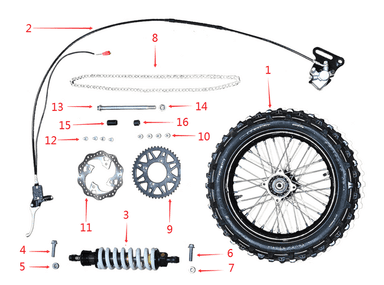 Chain - EV Dirt Bike (5000W)