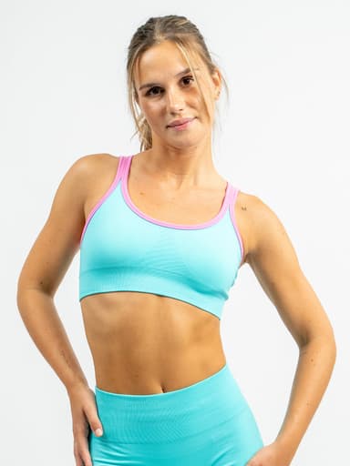 VIVID DRILLS Duo Bra Aqua / Pink