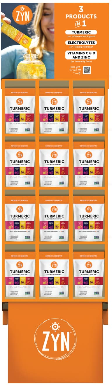 Turmeric Electrolyte Drink Mix Shipper (50x8packs)