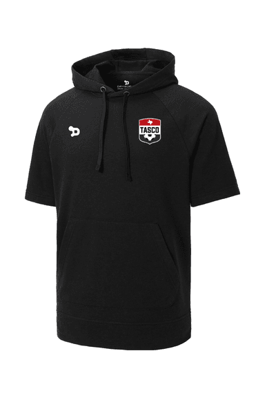 TASCO PosiCharge Tri-Blend Wicking Fleece Short Sleeve Hooded Pullover - Training