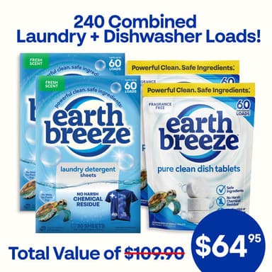 240 Laundry + Dishwasher Loads!