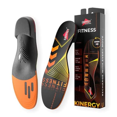EASYFEET Fitness Kinergy - Training Insoles for Gym and Workout Support (Low Arch)