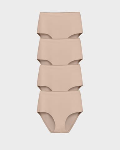 Nude High Waisted 4-Pack