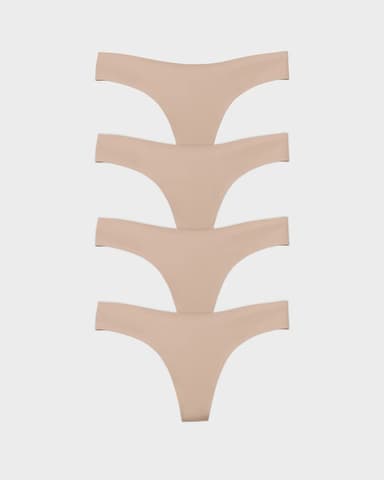 Nude Thong 4-Pack