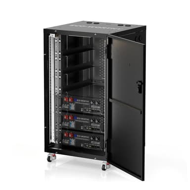 ECO-WORTHY RACK6 V3 Server Rack Battery Cabinet, Enclosed Energy Storage Rack with 600A Busbar