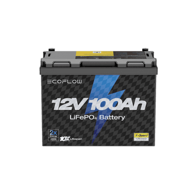 EcoFlow Lithium 12V 100Ah Deep Cycle LiFePO4 Battery - Flash Sale