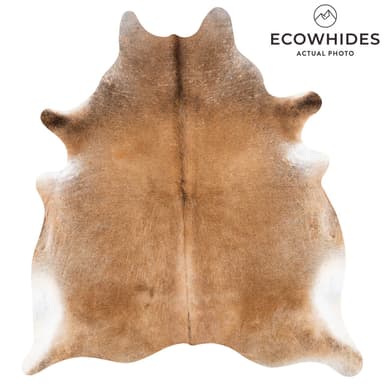 Brazilian Grey Palomino Cowhide Rug Size 7'8" L x 6'11" W 2488