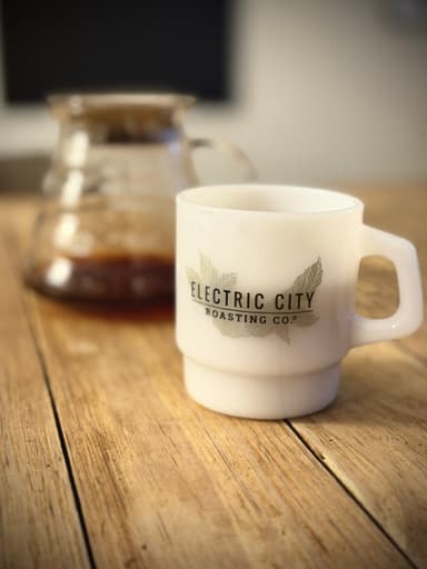 ECR 8oz Milk Glass Mug