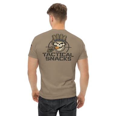 Tactical Snacks Skull Tee - Tan
