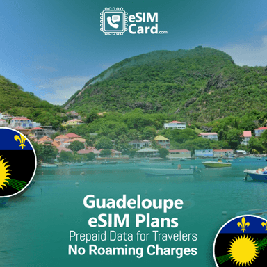 eSIM Data Plan for Guadeloupe - eSIMCard