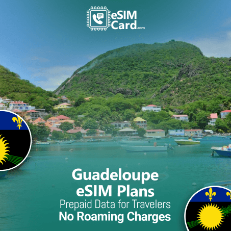 eSIM Data Plan for Guadeloupe - eSIMCard