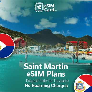 eSIM Data Plan for Saint Martin - eSIMCard