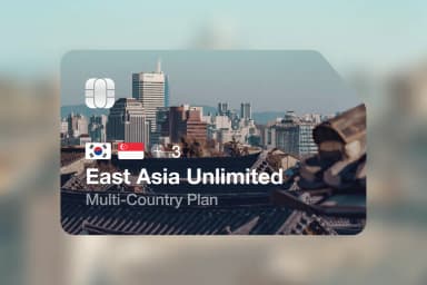 eSIM East Asia Unlimited (Top-up)