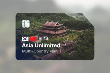 Asia eSIM – Unlimited Data