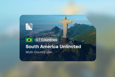 eSIM South America Unlimited (Top up)